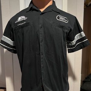 Genuine Harley-Davidson Screaming Eagle button up shop shirt